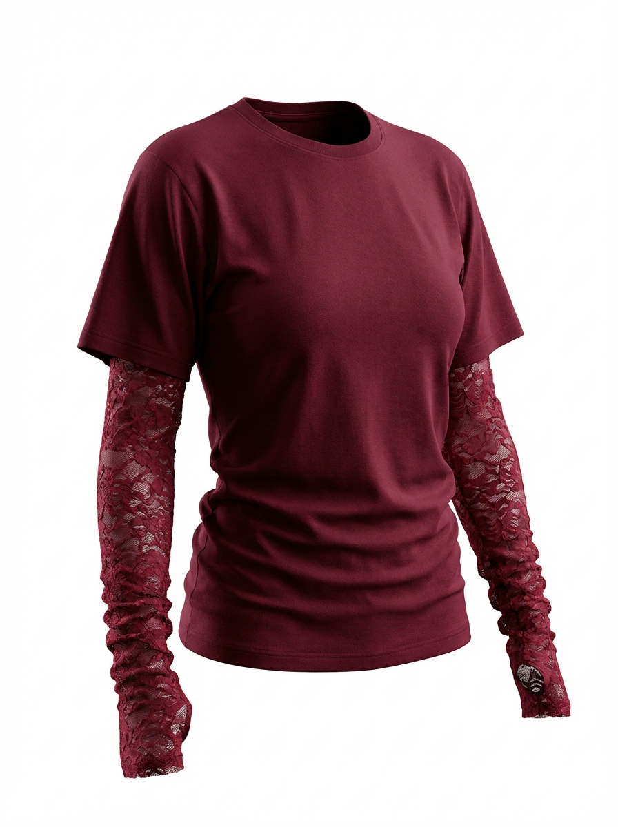 MIVAMA “Embroidered Flow Shirt”