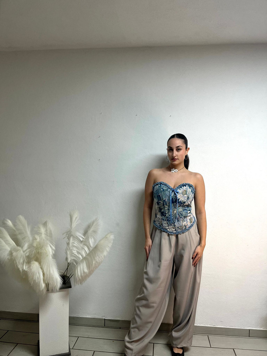 MIVAMA Corsetto “Floral Lace Corset”