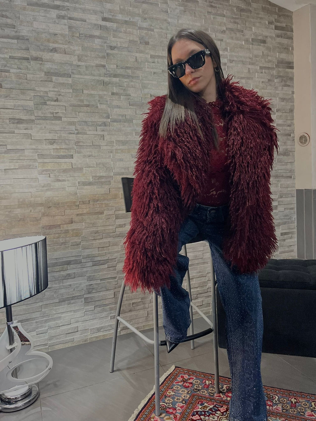 MIVAMA cappotto “ Eco-fur Mongolia”