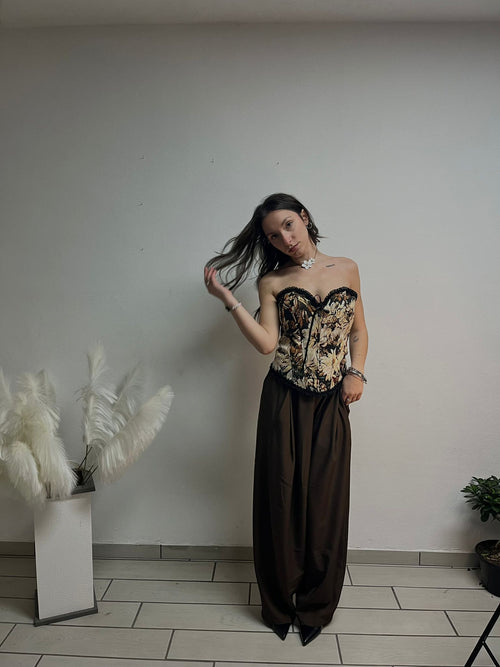 MIVAMA Corsetto “Floral Lace Corset”