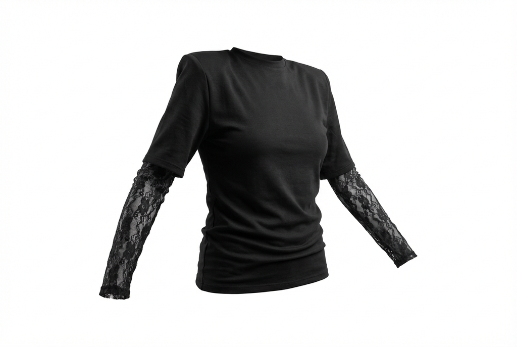 MIVAMA “Embroidered Flow Shirt”